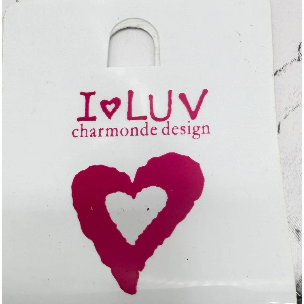 NWT I Luv Charmonde Design Black Coil Wire Collar Necklace 17